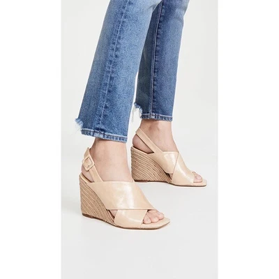 $149 • Buy Paloma Barcelo Agatha Leather Wedge Sandals Makeup Size 38 8
