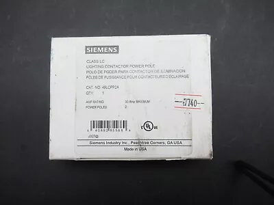 Siemens LC Lighting Contactor Power Pole 49LCPP2A 2P 30A (FREE SHIPP) • $29.99