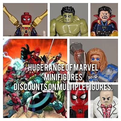 £3.99 • Buy Lego Marvel Minifigures Avengers Spiderman Dr Strange Hulk Iron Man Thor Venom