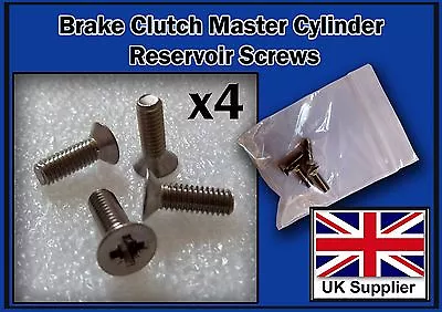$4.45 • Buy YAMAHA 93-03 XJR1200 XJR1300 XJR 1200 1300 MASTER CYLINDER SCREWS STAINLESS X4