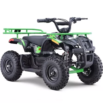 MotoTec 36v 500w Sonora Kids Electric Mini ATV Green Ages 6+ Offroad Driveway ✅ • $779