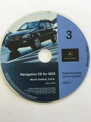 2000 2001 2002 Mercedes ML320 ML430 Navigation CD 3 NORTH CENTRAL USA 2004.1 OEM • $47.85