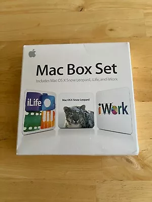 New Apple Mac Box Set: Mac OS X Snow Leopard ILife & IWork MC680Z/A Sealed • $49