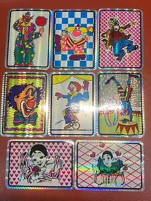 Vintage 1980’s Clown Prism Prismatic Sticker 8 Different MIX AND MATCH! • $0.99
