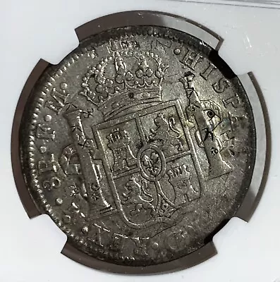 1797 Mo Mexico 8 Reales With Chinese Chopmark Ngc Graded • $135.99