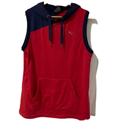 $12.50 • Buy Puma Hoodie Mens XS Sweatshirt Tank Top Casual Lightweight Gym G1