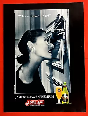 JAMES BOAG'S PREMIUM LAGER Vintage PRINT AD Original Colour ADVERTISEMENT 2000 • $19