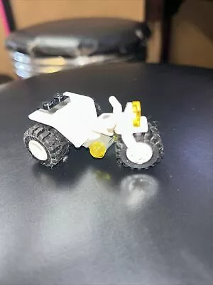 Lego ATV 3  Trike Wheeler White Motorcycle Trike OHV Off Road Minifigure • $9