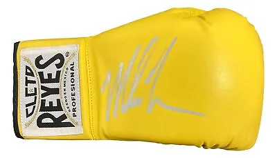 Mike Tyson Signed In Silver Right Hand Yellow Cleto Reyes Boxing Glove JSA ITP • $159.99