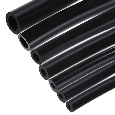 7pcs Vacuum Silicone Tubing 1/8  5/32  3/16  1/4  5/16  3/8  1/2  ID 10ft Black • $49.22