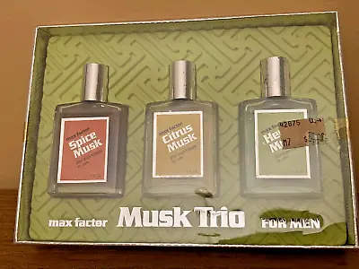Vintage Max Factor Musk Trio For Men - NEW In Box • $25