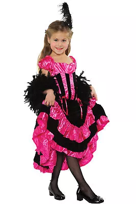 Underwraps Can Can Dress Child Girls Costume Music 27574 Sz Large • $22.96
