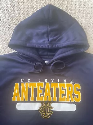 UC INVINE ANTEATERS Men L Dk Blue Hoodie Pullover Long Sleeve CHAMPION NEW • $39.99