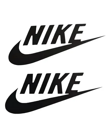 £2.40 • Buy 2 X Nike Logo Sticker Shoes Sneakers Vinyl Decal Stickers 120mm X 50mm