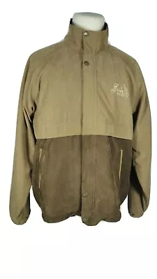 Monterey Club EUC Mens Sz L Yan & Brown Faux Suede Jacket S53 • $21.60