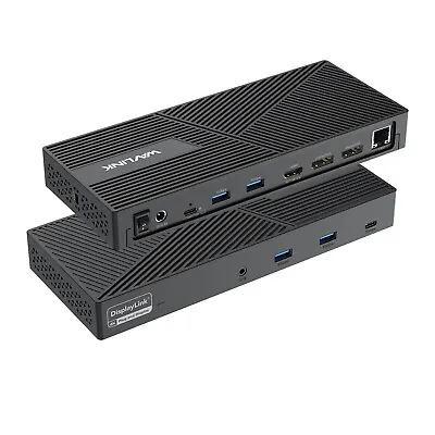 £142.99 • Buy Wavlink USB C Triple Monitor Universal Laptop Docking Station USB 3.0 Dock HDMI