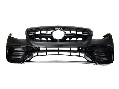 For MERCEDES BENZ 16-18 E Class W213 E63 AMG Style Front Bumper (Chrome) W/ PDC • $799.98