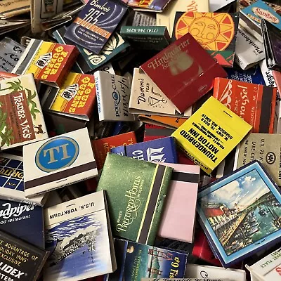 Matchbook Collection Lot Of 50 Used Vintage With No Duplicates Unsearched Look! • $17.50