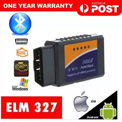 Car OBD2 Bluetooth Scan Tool Car OBD Scanner Engine Auto Code Reader OBD ELM327 • $12.99