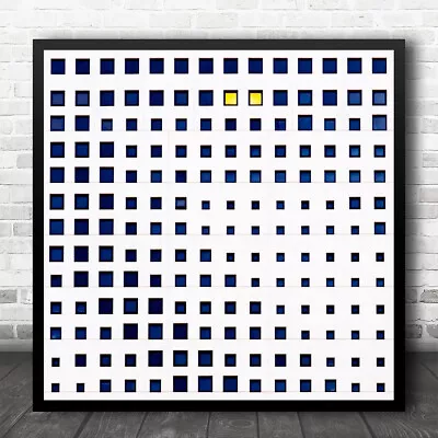 £49.95 • Buy Apartment Habitat Windows Geometric Abstract Building Square Wall Art Print