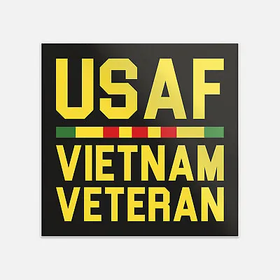 Usaf Vietnam Veteran Vinyl Sticker Decal • $2.75