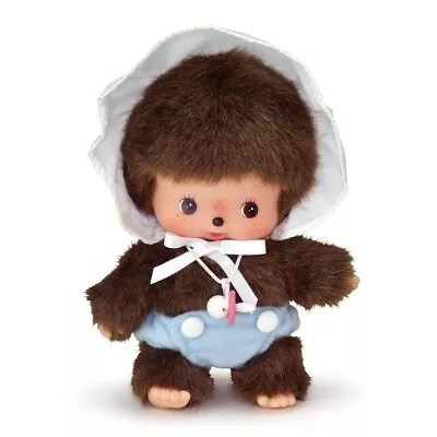 Baby Boy Bebichhichi Standard Plush Toy 14cm Monchhichi 14cm Sitting Style Doll • $31.98