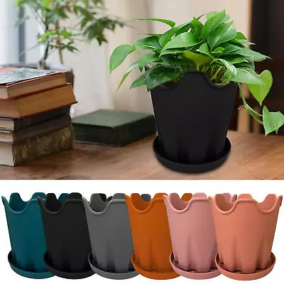 Silicone Planter Mold Flower Pot Mold Large Concrete Round Silicone Mould • $9.79