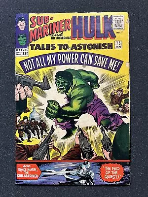 Tales To Astonish #75 (Jan 1966 Marvel) LOW GRADE - CLASSIC COMIC BOOK SERIES  • $11.50