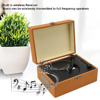5W Retro Vintage CD Music Players With Remote Control For Home Party Bedroom • $112.99