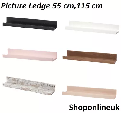 Floating Wall Shelves Picture Ledge Display Rack Book Hanging Shelf Wall Mounted • £11.30