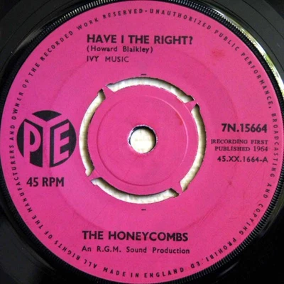 The Honeycombs - Have I The Right? (7  Single) • £10.99
