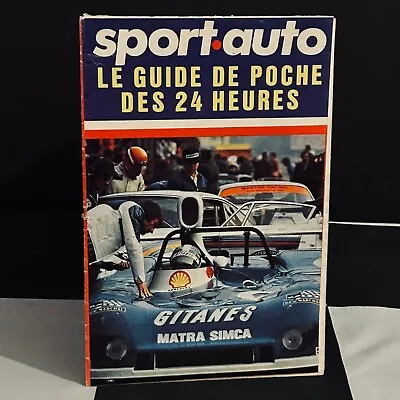 1973 Le Mans 24 Hours Heures Sport Auto Race Information Pocket Guide Programme • £20