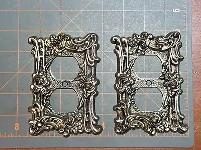 Vintage Pair AmerTac Metal Roses Outlet Cover Plates • $20