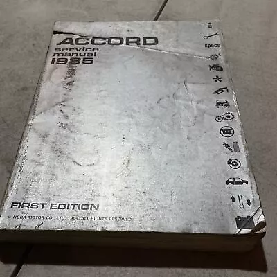 1985 Honda Accord Factory Service Repair Manual  • $17.15