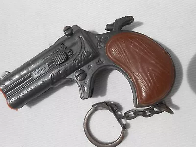 Vintage 70's Diecast Mini Derringer Cap Gun Key Chain • $22.50