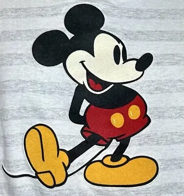 Vintage Retro 1980s Disney Mickey Mouse Appliqué T Shirt Sz: L /XL • $19.99