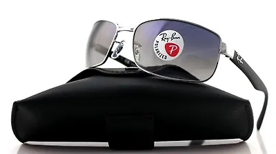 $229.95 • Buy POLARIZED Genuine RAY-BAN Glass Lens Gun Metal Frame Sunglasses RB 3478 004/78