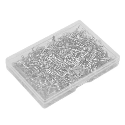 Stainless Steel T-Pins 500pcs Stainless Steel T Pins 27mm/1.06in Wig T Pins T • £9.11