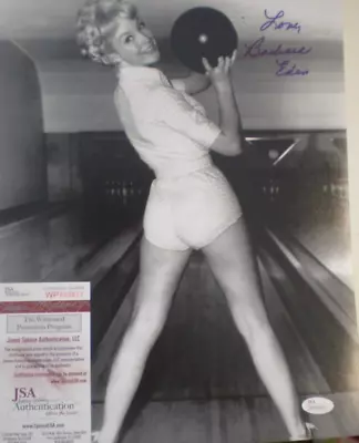 SIGNED PHOTO BARBARA EDEN SEXY  I DREAM OF JEANNIE   CERT JSA 11x14 • $79