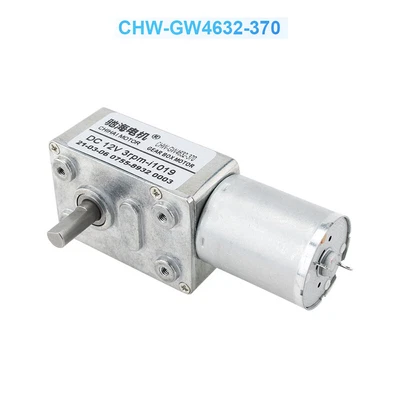 $14.93 • Buy DC6-12V 370 Full Metal Gearbox Turbo Worm Speed Reduction Gear Motor Φ6*13.7mm