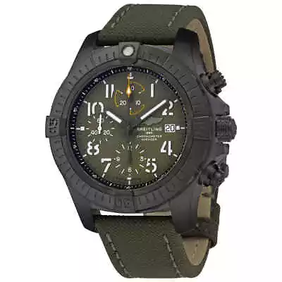 Breitling Avenger Night Mission Chronograph Automatic Chronometer Khaki Green • $4603.50