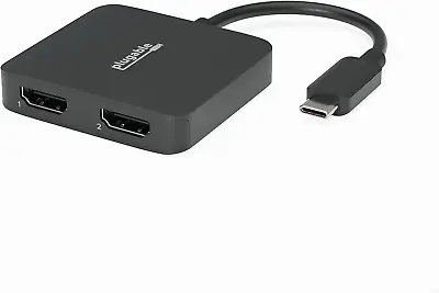 $72.95 • Buy Plugable USB C To HDMI Adapter For Dual Monitors, 4K 60Hz USB C Hub For Windows 