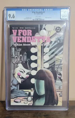 $124.99 • Buy V For Vendetta #1 CGC 9.6 Alan Moore David Lloyd DC Comics Wraparound Cover