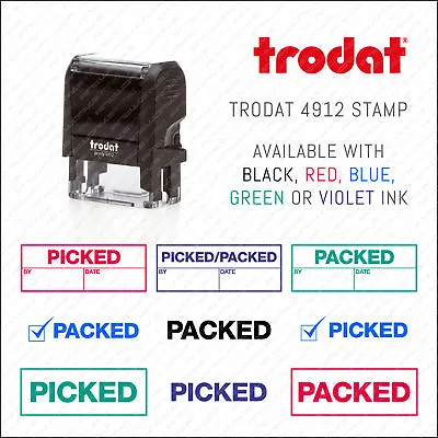 £12.50 • Buy Packed / Picked By Rubber Stamp Accounts Business Shop Office - Trodat 4912