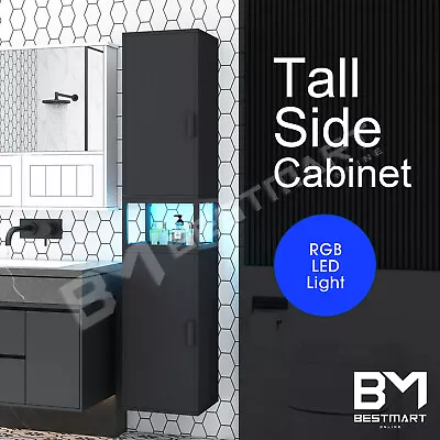 Bathroom Cabinet LED Light Medicine Shaving Makeup Storage Organiser Cupboard • $109.99