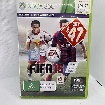 FIFA 15 XBOX 360 Preloved Game VGC Free Postage • $11.50