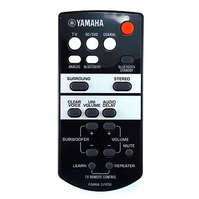 NEW Genuine Yamaha YAS-93 / YAS-103 / YAS-103BL Soundbar Remote Control • $64.69