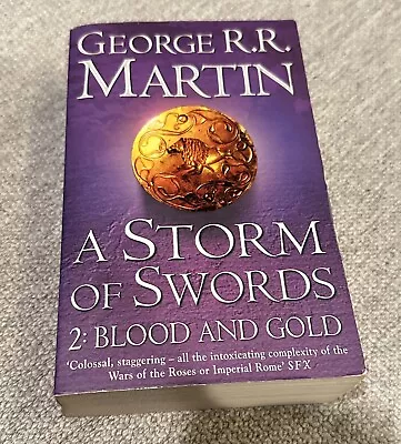 A Storm Of Swords: Part 2 Blood And Gold (A Song Of Ice And  - VERY GOOD • $6.50