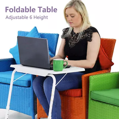 Foldable Table Laptop Adjustable Tray Bed Portable Desk TV Dinner Mate Office • $24.69