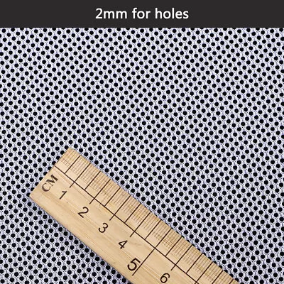 50*160CM Mesh Hole Fabric Fishnet Sportswear Clothing Hat Lining Sewing Material • £4.99